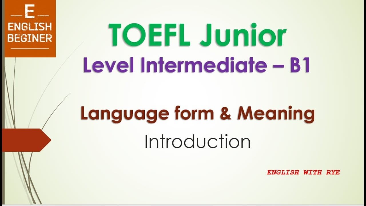 Tự học TOEIC